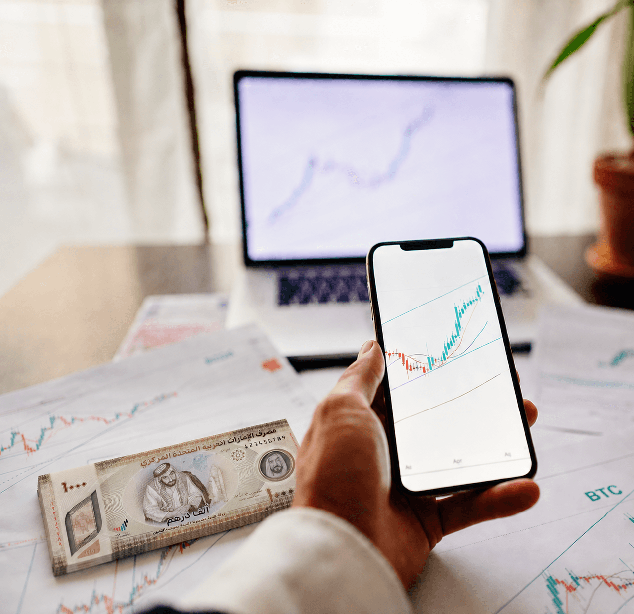 Investment and finance chart